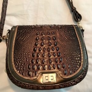 Brahmin Pecan Sonny leather crossbody.
